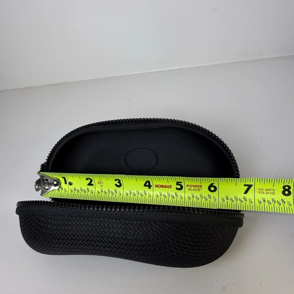Costa Del Mar Zippered Sunglass Hard Case Clamshell Glasses Black Case NEW
